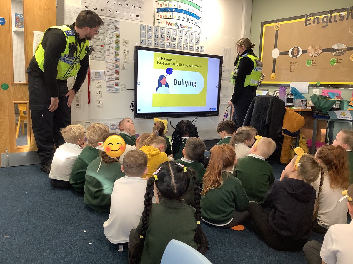 1 Cherry (@corchardpa) on Twitter photo We really enjoyed our ‘what is bullying?’ talk with the Police this afternoon. We learnt that bullying is when we do something to upset somebody on purpose. What a great Police Ed lesson! <a href="/OrchardPrimaryA/">Orchard Primary</a> <a href="/TeamPastoral/">Orchard Pastoral Team</a> We really enjoyed our ‘what is bullying?’ talk with the Police this afternoon. We learnt that bullying is when we do something to upset somebody on purpose. What a great Police Ed lesson! <a href="/OrchardPrimaryA/">Orchard Primary</a> <a href="/TeamPastoral/">Orchard Pastoral Team</a>