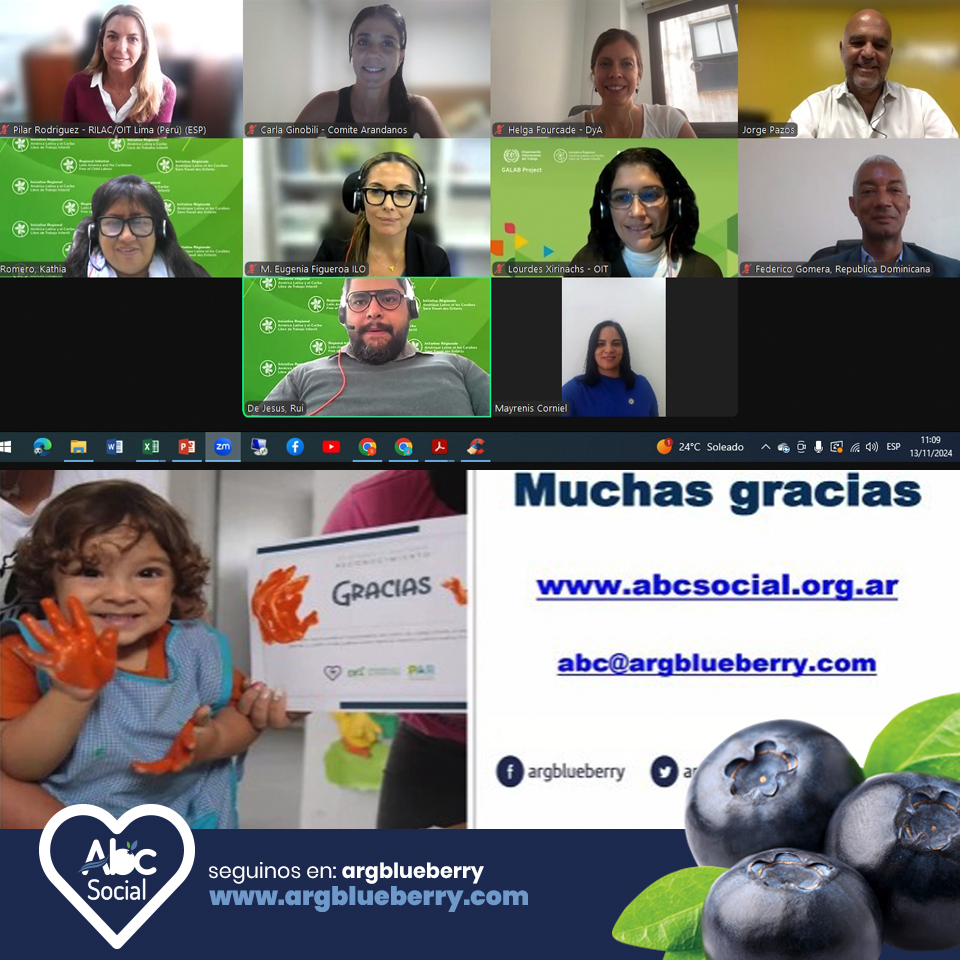 👉Iniciativa Regional América Latina y el Caribe Libre de Trabajo Infantil
-
El <a href="/MTrabajoRD/">Ministerio de Trabajo 🇩🇴</a> y la Viceministra @MayrenisCorniell nos convocaron para conocer la experiencia de argentina con el cultivo de arándanos y cómo lograron salir de la lista de productos con trabajo infantil