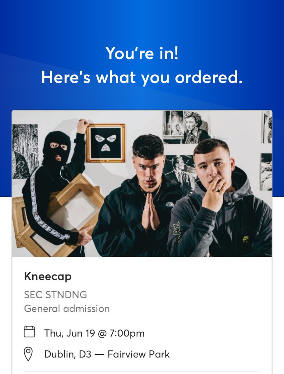 Tried to buy <a href="/oliviarodrigo/">Olivia Rodrigo</a> tickets today and ended up with <a href="/KNEECAPCEOL/">KNEECAP</a> oops