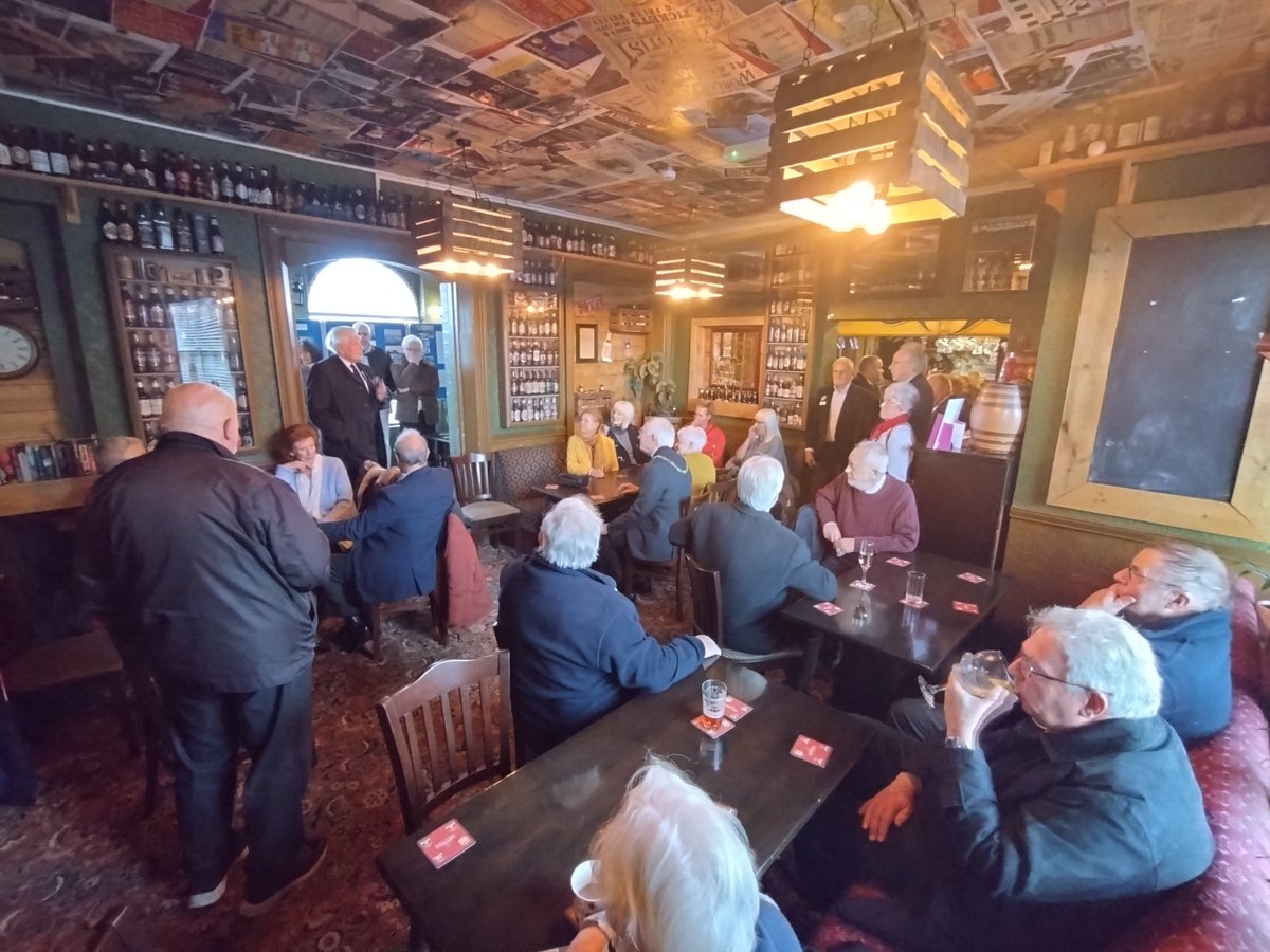 The Watkin Society (@watkinsociety) on Twitter photo <a href="/WatkinSociety/">The Watkin Society</a> chair Geoff Scargill holding court now at <a href="/MeggiesNo1/">Cleethorpes No 1 Pub</a> and talking about the overall development of the buildings at #Cleethorpes Station. Huge tx to <a href="/MeggiesNo1/">Cleethorpes No 1 Pub</a> too for the hosting and nibbles. <a href="/WatkinSociety/">The Watkin Society</a> chair Geoff Scargill holding court now at <a href="/MeggiesNo1/">Cleethorpes No 1 Pub</a> and talking about the overall development of the buildings at #Cleethorpes Station. Huge tx to <a href="/MeggiesNo1/">Cleethorpes No 1 Pub</a> too for the hosting and nibbles.