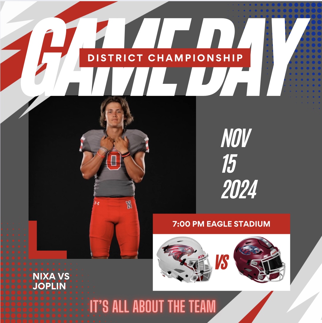 jperry_nixa's tweet image. It's GameDay.... #LetsGooooo #TeamNixa 
Goal: 1-0 #NSGB