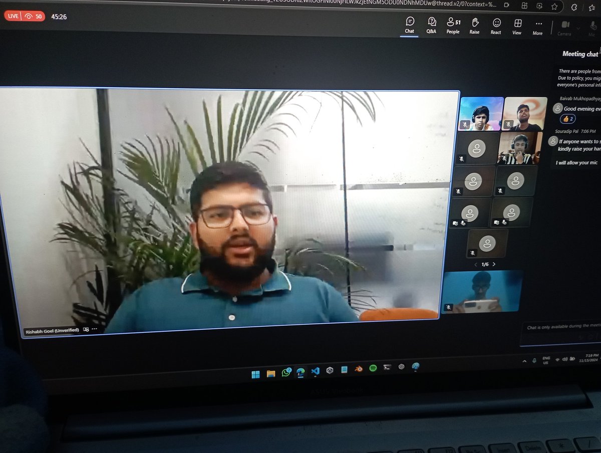 DevDotCommunity's tweet photo. We're live ❤️
@garGoel91 https://t.co/R3rDfe0Nna