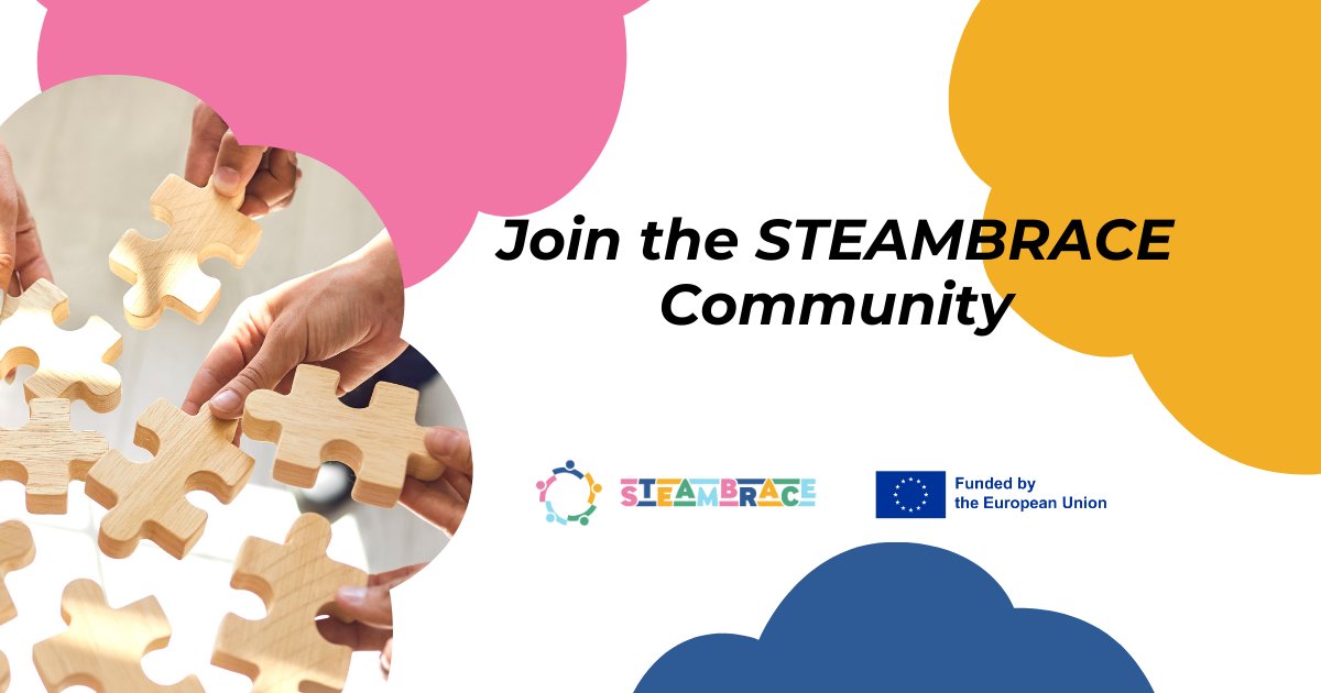 🌟 Be part of <a href="/steambrace_eu/">STEAMbrace Horizon Europe</a>! 

📷 We’re building a European STEAM Alliance to bridge the gender gap in STEAM fields. 📷 Subscribe to our newsletter for updates on how we're transforming education for future innovators: eepurl.com/iSGXf6 

#CONTACTICA <a href="/ContacticaInnov/">CONTACTICA INNOVATION</a>