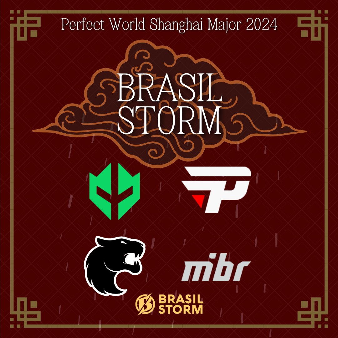 brasilstormCS's tweet photo. BRASIL STORM NO MAJOR 🇧🇷⛈️ https://t.co/iM4hZc8YvG