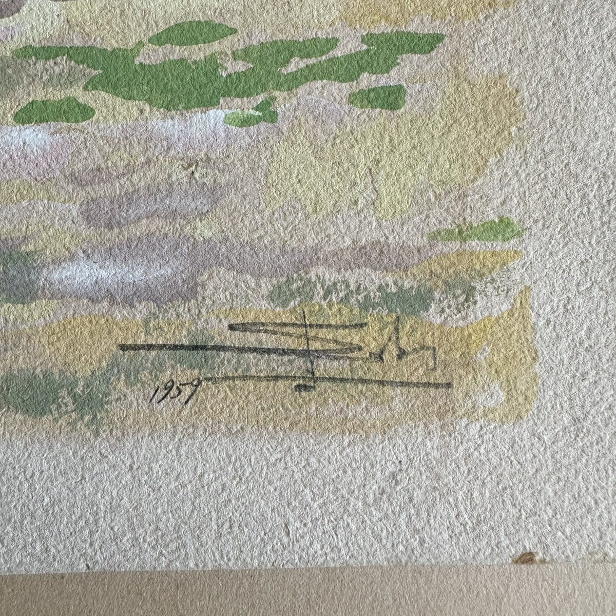 Do any arty friends recognise this graphite signature please? A work on paper 🎨