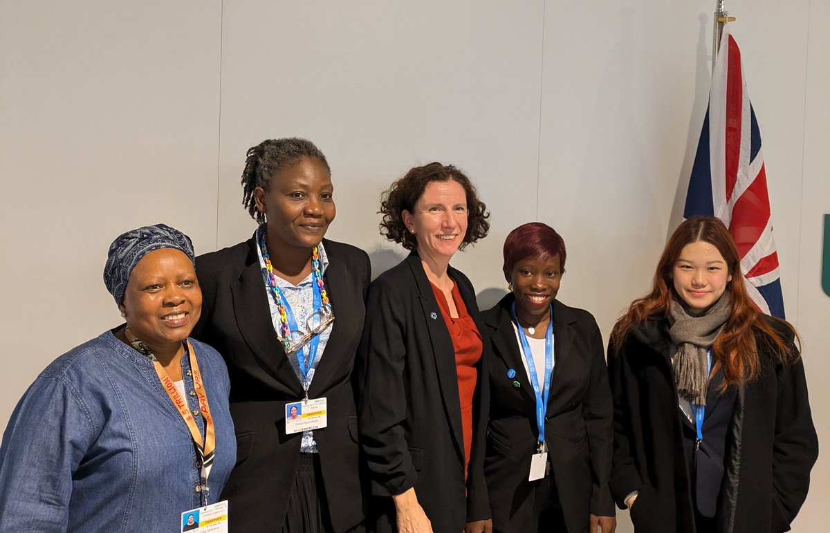 Thank you <a href="/AnnelieseDodds/">Anneliese Dodds</a> for meeting with women's rights leaders and young activists at #COP29 today. Giving space to the women and girls driving the response to the #climatecrisis is the kind of leadership we want to see from our Governments 👏👏