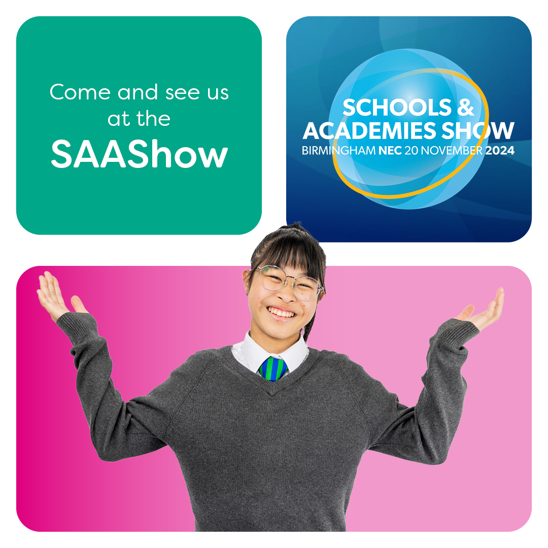 Come and see us at the Schools &amp; Academies Show Birmingham 2024! 

Find out how we can support your organisation and help you save more with up to 30% price drops across our entire range!

Register your FREE place today at hubs.la/Q02L5flz0.