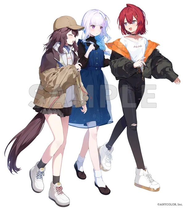 『ANYCOLOR MAGAZINE』カバーアートでさんばかを描かせていただきました 