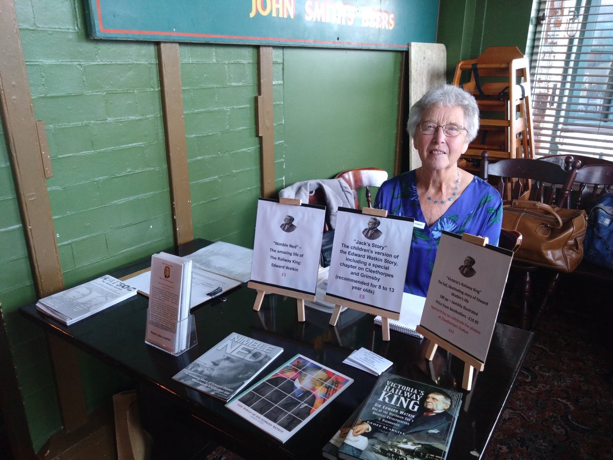 The Watkin Society (@watkinsociety) on Twitter photo You can pick up copies of Victoria's Railway King, Nimble Ned and Jack's Story during our stay <a href="/MeggiesNo1/">Cleethorpes No 1 Pub</a> while we're here today and much more. You can pick up copies of Victoria's Railway King, Nimble Ned and Jack's Story during our stay <a href="/MeggiesNo1/">Cleethorpes No 1 Pub</a> while we're here today and much more.