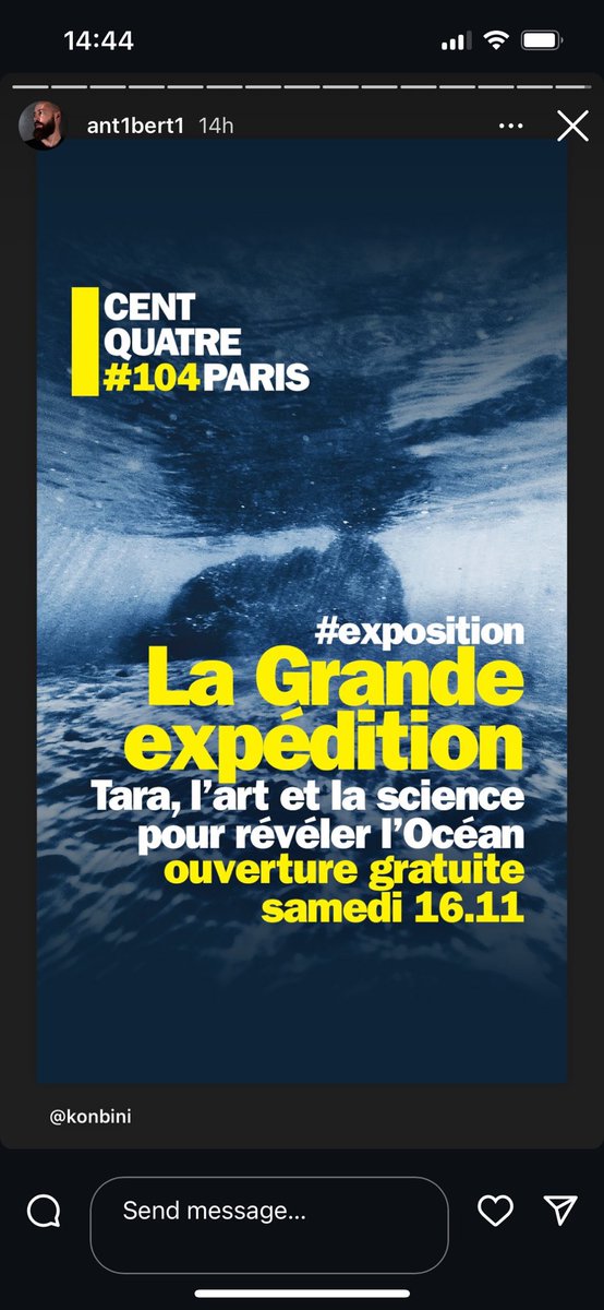 Flora Vincent (@vincentflora) on Twitter photo Si vous êtes à Paris…. Foncez !!
Plongée en immersion dans le monde de l’art et de la science, bâti de toutes pièces par les dizaines d’artistes qui ont embarqué sur <a href="/TaraOcean_/">Fondation Tara Océan</a> .
Special double crush pour <a href="/OHKOJIMA/">Ohkojima Maki</a> et <a href="/Ant1Bert1/">Studio Antoine Bertin</a> avec qui j’ai eu la chance d’avoir le mal de mer Si vous êtes à Paris…. Foncez !!
Plongée en immersion dans le monde de l’art et de la science, bâti de toutes pièces par les dizaines d’artistes qui ont embarqué sur <a href="/TaraOcean_/">Fondation Tara Océan</a> .
Special double crush pour <a href="/OHKOJIMA/">Ohkojima Maki</a> et <a href="/Ant1Bert1/">Studio Antoine Bertin</a> avec qui j’ai eu la chance d’avoir le mal de mer