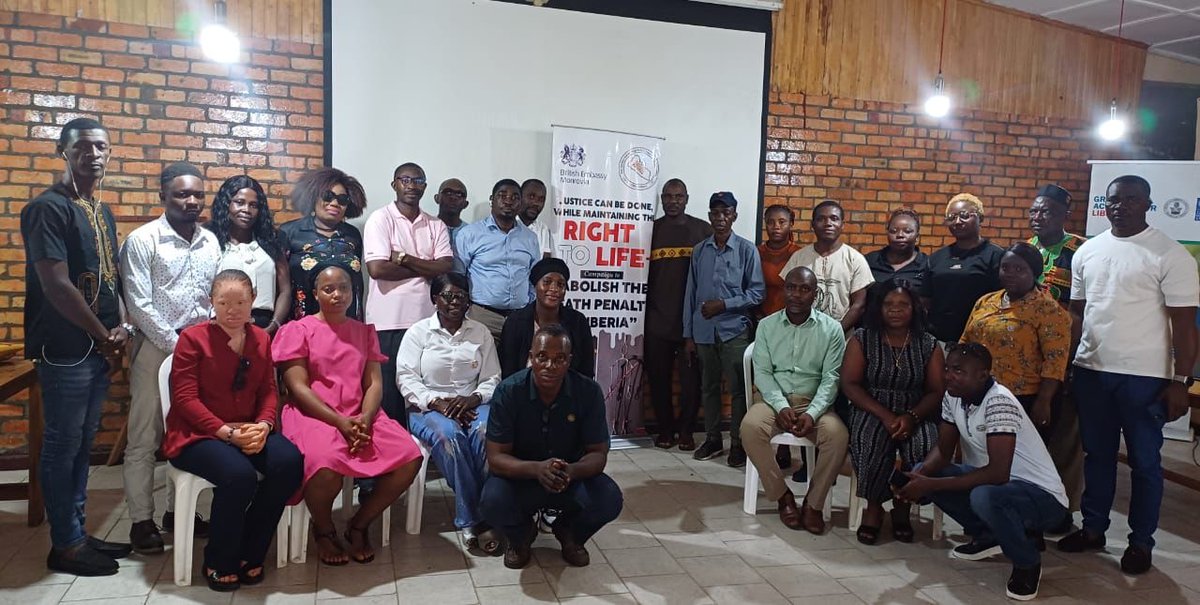 "Justice can be done while maintaining the right to life." 

This week saw the next stage of the CSO-led campaign to abolish the death penalty in Liberia. 

People shared evidence, debated different views + raised awareness of this important Human Rights issue.