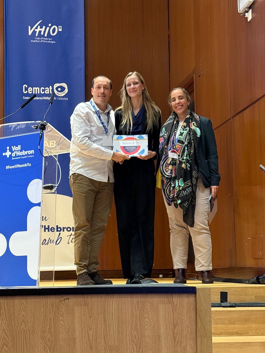 SEIO_uveitis's tweet image. Premio a la mejor comunicación oral : Tetiana Goncharova Simon, Síndrome de Susac: serie de casos del Hospital vall d’Hebron