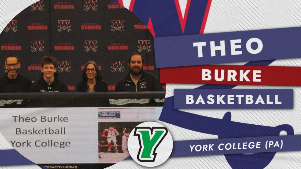 CavSportsLead's tweet photo. Congratulations to Theo Burke on his commitment to York College (PA)! Theo will be attending York next year and be a member of the basketball team. Great job Theo‼️‼️
#CavStrong #CavsSupportCavs #oneWOODSON https://t.co/QFdFVOdyow