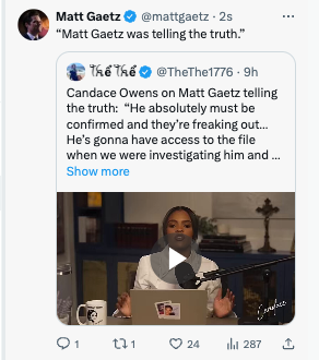 MattGertz's tweet photo. Future AG nominee citing praise from one of the right's more execrable antisemites... https://t.co/YF0PgIIrUv