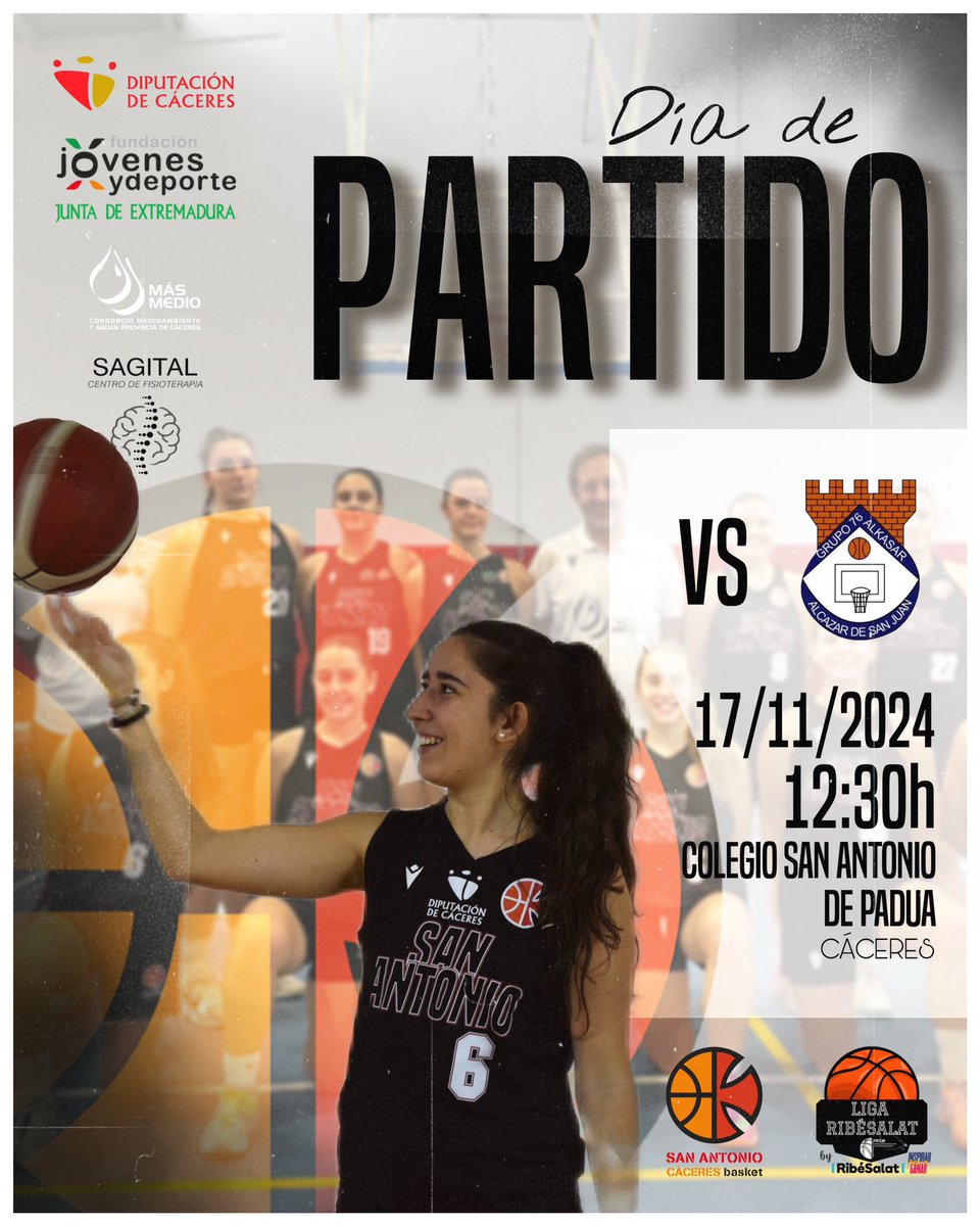 DOMINGO de SANAN 🫵

Nuestro Primera Nacional Femenino adelanta la jornada 18 de competición y jugará contra <a href="/G76AlKasar/">CD Grupo 76-AlKasar</a> en casa este domingo 👀

<a href="/medio_mas/">MásMedio Cáceres</a> 
<a href="/DiputacionCC/">DiputacionCC</a> 
<a href="/jovendeportEXT/">Jóvenes y Deportes Extremadura</a>