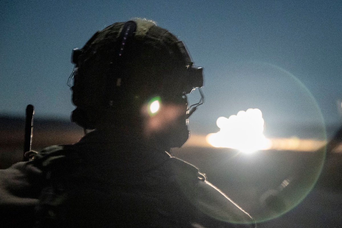 CombatControlFn's tweet image. 15 NOV 2021 | USAF #CombatControllers, 320th Special Tactics Squadron conduct calls-for-fire with an AC-130J Ghostrider at the Eglin Range Complex, Florida, watching as 30mm and 105mm rounds impacted designated targets. (Last photo Royal Thai Air Force Combat Controller)