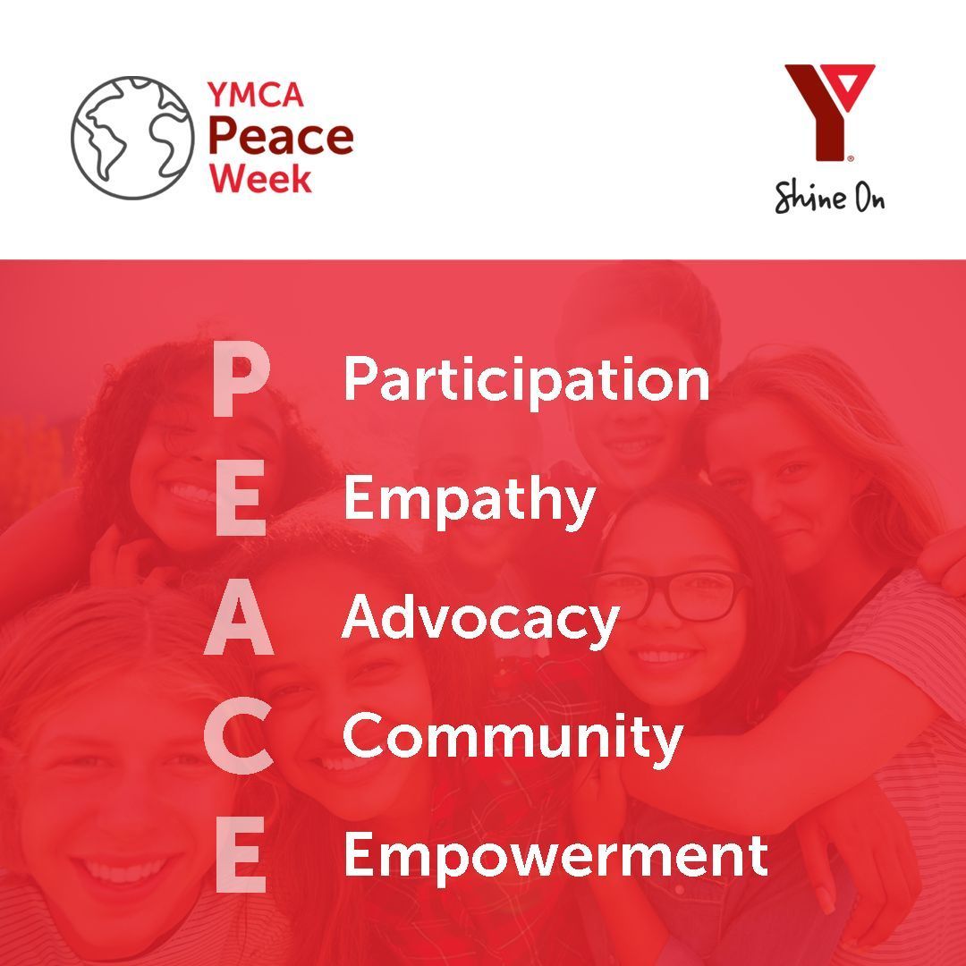 YMCAstratfordCA's tweet photo. What does peace mean to you? As we come together for #YMCAPeaceWeek 2024, we are reminded of the power within each of us to cultivate peace in our communities. Taking place November 17-23 we invite you embody the values of PEACE in your daily actions. https://t.co/FrFZqPxf4e