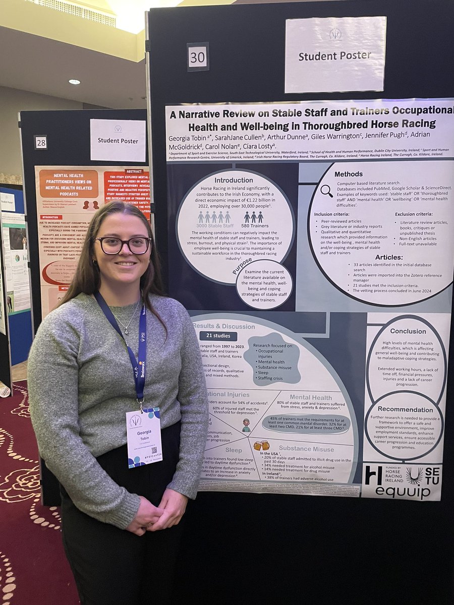Georgia Tobin (@tobingeorgia) on Twitter photo I had a great time presenting our first study from my PhD at the #PSIConf24
<a href="/CiaraLosty/">closty-sportpsyc</a> <a href="/ArthurWDunne/">Arthur Dunne</a> <a href="/SETU_Research/">SETU_Research, Innovation and Impact</a> <a href="/sportpsychWIT/">sportpsychSETU</a> I had a great time presenting our first study from my PhD at the #PSIConf24
<a href="/CiaraLosty/">closty-sportpsyc</a> <a href="/ArthurWDunne/">Arthur Dunne</a> <a href="/SETU_Research/">SETU_Research, Innovation and Impact</a> <a href="/sportpsychWIT/">sportpsychSETU</a>