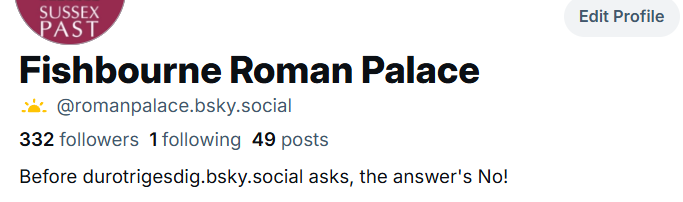 Fishbourne Roman Palace tweet media