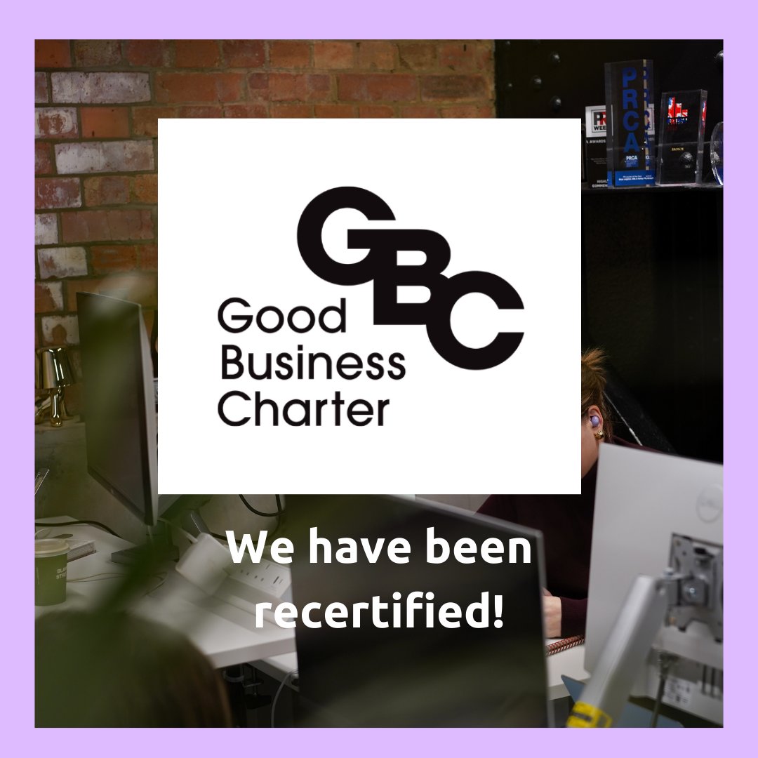 Businesses must champion responsible practices! It's a belief that drives Milk &amp; Honey PR and has seen us recertify with the @Good Business Charter this month.

If you are interested joining us, find out more here: goodbusinesscharter.com

#PR #Communication #BusinessForGood