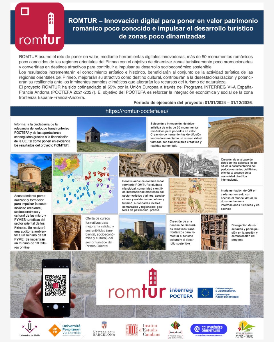 Aquest any hem participat en La Nit de la Recerca! 🌙🔍
Ja vam compartir amb vosaltres algunes imatges de la nostra participació i aquest va ser el nostre cartell! 🙌🏼

#POCTEFA #Interreg #NitRecerCat #EuropeanResearchersNight #ROMTUR #Monumentos #Romanico #UniversitatdeLleida