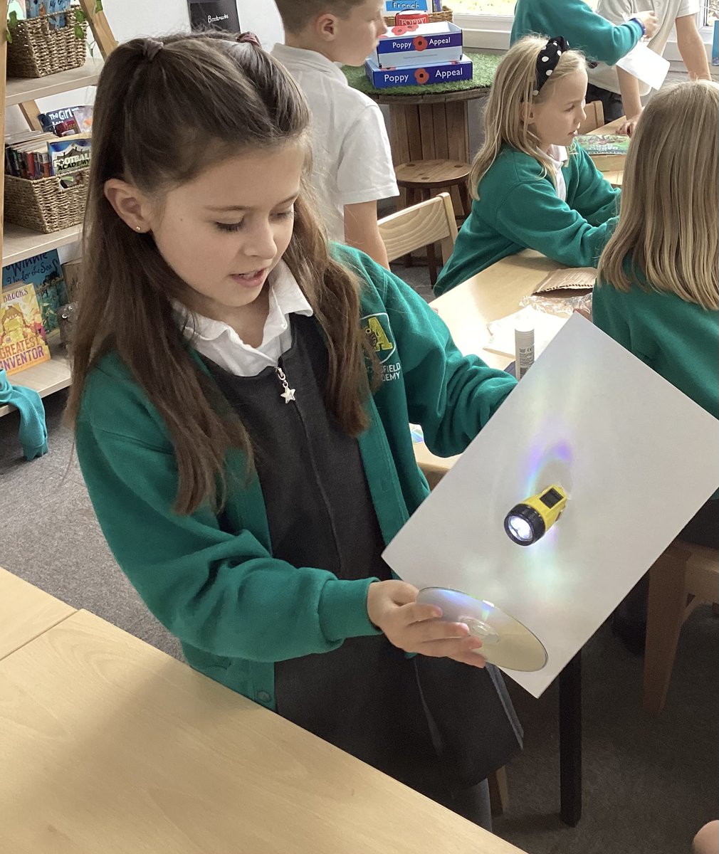 The Otters enjoyed testing different materials to see if they reflect light in science today. Well done Otters!