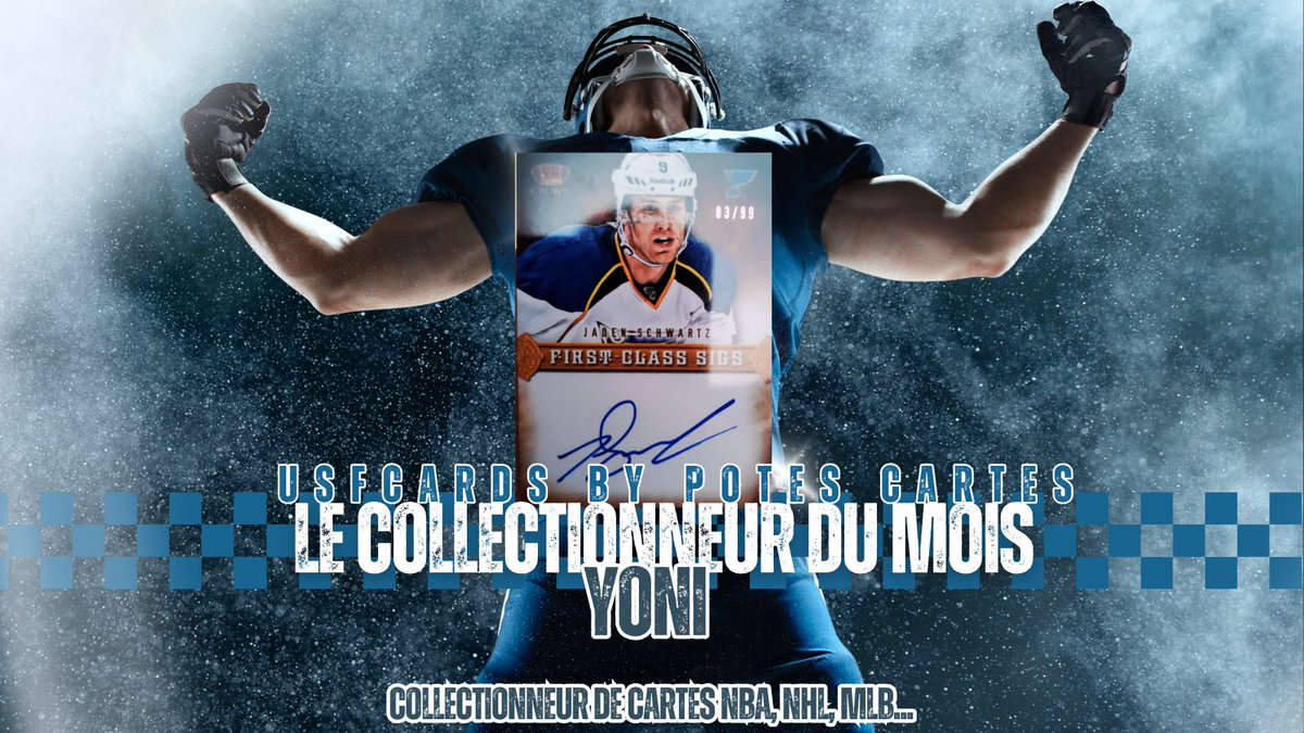 Merci à Yoni pour avoir répondu à nos questions ! 
Le collectionneur du mois c'est lui et c'est à lire :
usfcards.fr/le-collectionn…
Si vous aussi vous voulez nous parler de votre collection, contactez-nous.