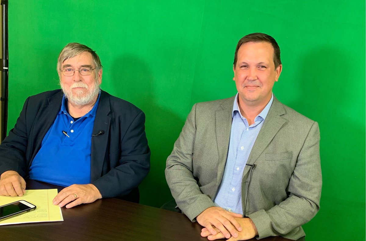 radiomonroe's tweet photo. #FridayRoundtable coming up on https://t.co/3HX35t3Voc as Newspaper editor @JohnMcCabeWV and I look back at the local news stories this week https://t.co/1BX1dzBDI1