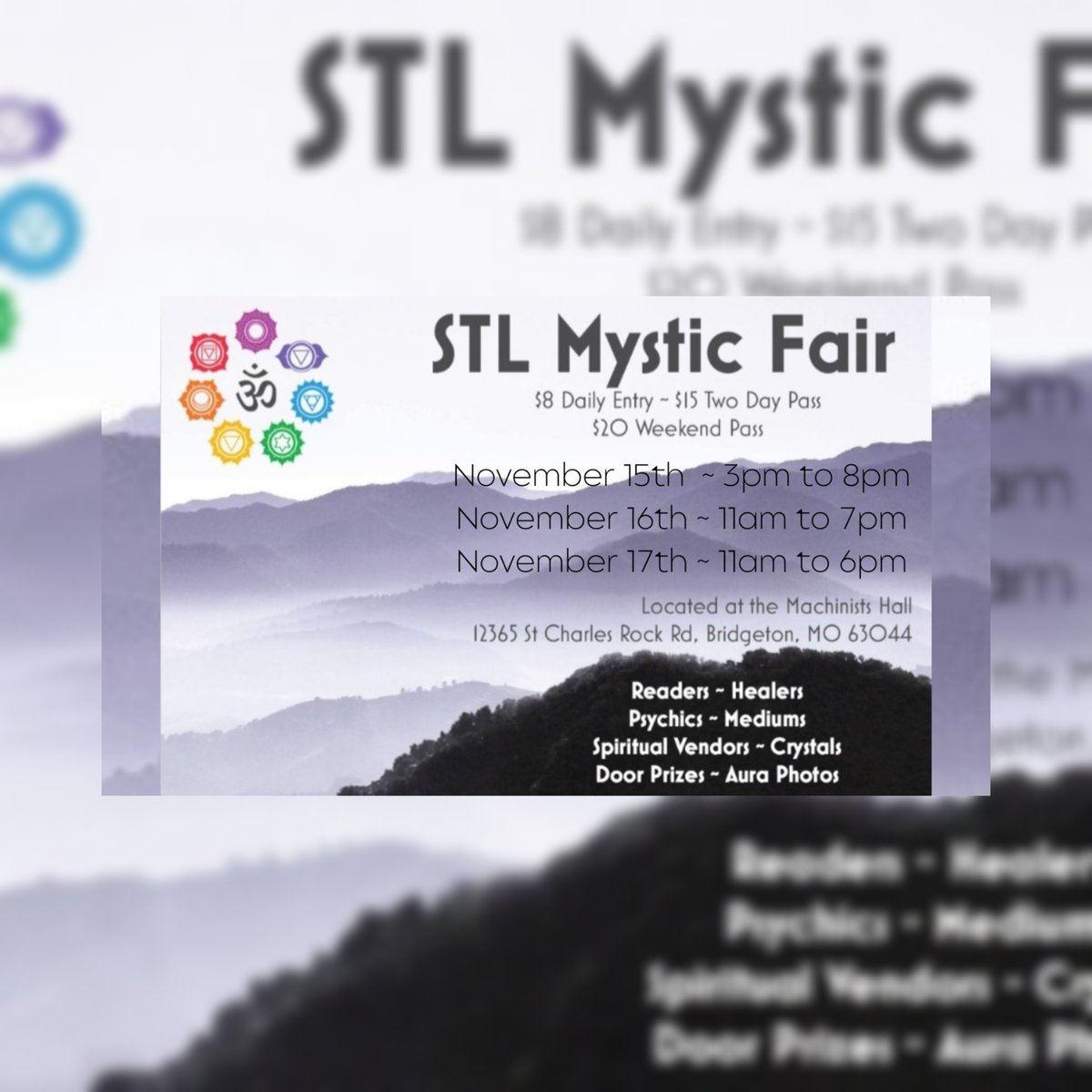 JGordonBramer's tweet image. Today! This whole weekend! St. Louis! Me!

#tarot #tarotcardreadings #tarotcardreader #STL314 #STL #StLouis