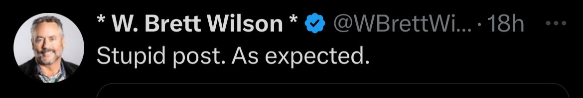 mahargnehpets's tweet photo. Looks like @WBrettWilson is back to #SelfDescriptive posts. https://t.co/gIUVh6Jn9F