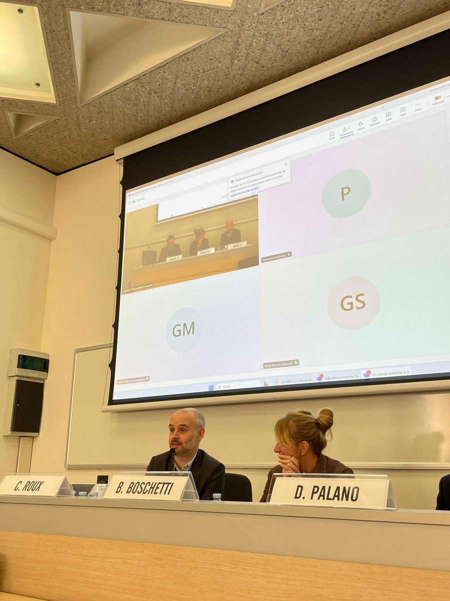 CEPEL (@cepel_um) on Twitter photo Participation de Christophe Roux, chercheur au CEPEL,  à la journée d’étude « Le scienze politiche in  Italia. Identità, Infini, Istituzioni », Università Cattolica del Sacro  Cuore, Milan, 15 novembre 2024.
Programme : dipartimenti.unicatt.it/scienze-politi… Participation de Christophe Roux, chercheur au CEPEL,  à la journée d’étude « Le scienze politiche in  Italia. Identità, Infini, Istituzioni », Università Cattolica del Sacro  Cuore, Milan, 15 novembre 2024.
Programme : dipartimenti.unicatt.it/scienze-politi…