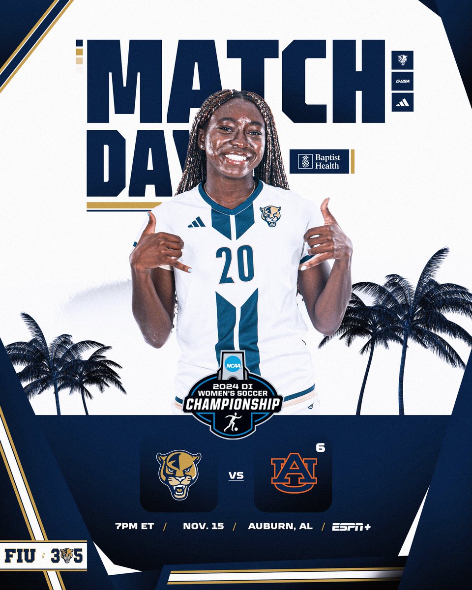 Officially NCAA Tournament MATCH DAY‼️

📺: fiusports.com/WatchWSoc 
📊: fiusports.com/WSOCStats