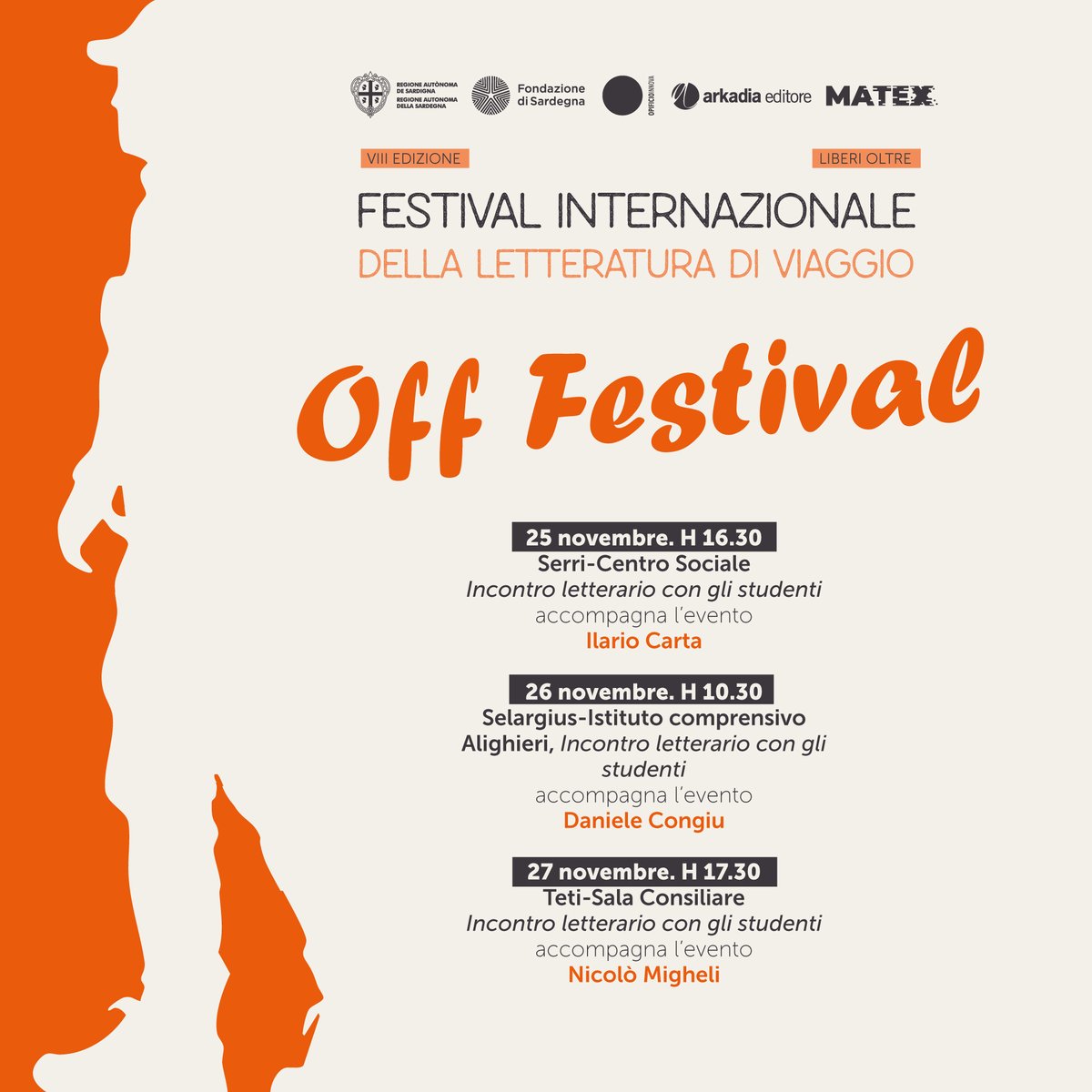 Il programma completo del Festival Internazionale della Letteratura di Viaggio è finalmente disponibile!

#FestivalLetteraturaDiViaggio #Cagliari