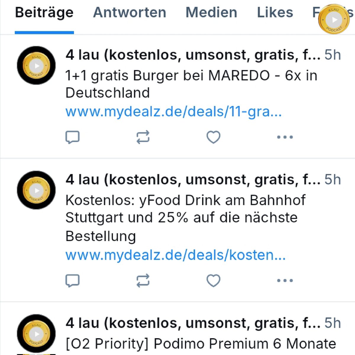 4lau5's tweet photo. Heute gibt es eine Bonusfolge vom #4lau Podcast zum Thema: Befristete Tipps für Kostenloses und besondere Angebote (aktualisiert)
https://t.co/nKjcDD71SS https://t.co/qtQT96XP8W