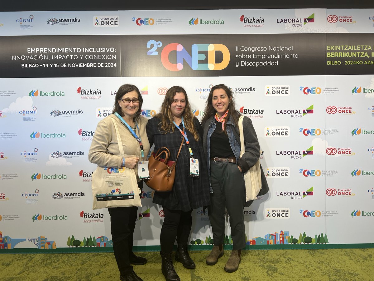 Asistimos al II Congreso Nacional sobre Emprendimiento y #Discapacidad #CNED, organizado por <a href="/Fundacion_ONCE/">Fundación ONCE</a>, en el que varias personas autistas usuarias de <a href="/APNABI/">APNABI</a> presentan sus propuestas, como Idoia Campillo, diseñadora de moda sostenible infantil lilcreative.es