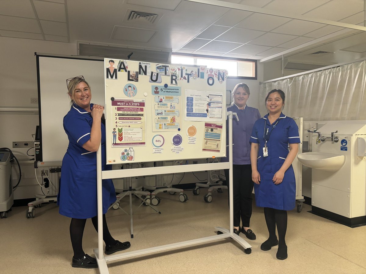 RachelAlvers's tweet photo. @MalnutritionTF our work at Newcastle upon Tyne hospital trust critical care depts on malnutrition awareness week 2024 https://t.co/04rXtQqfY4
