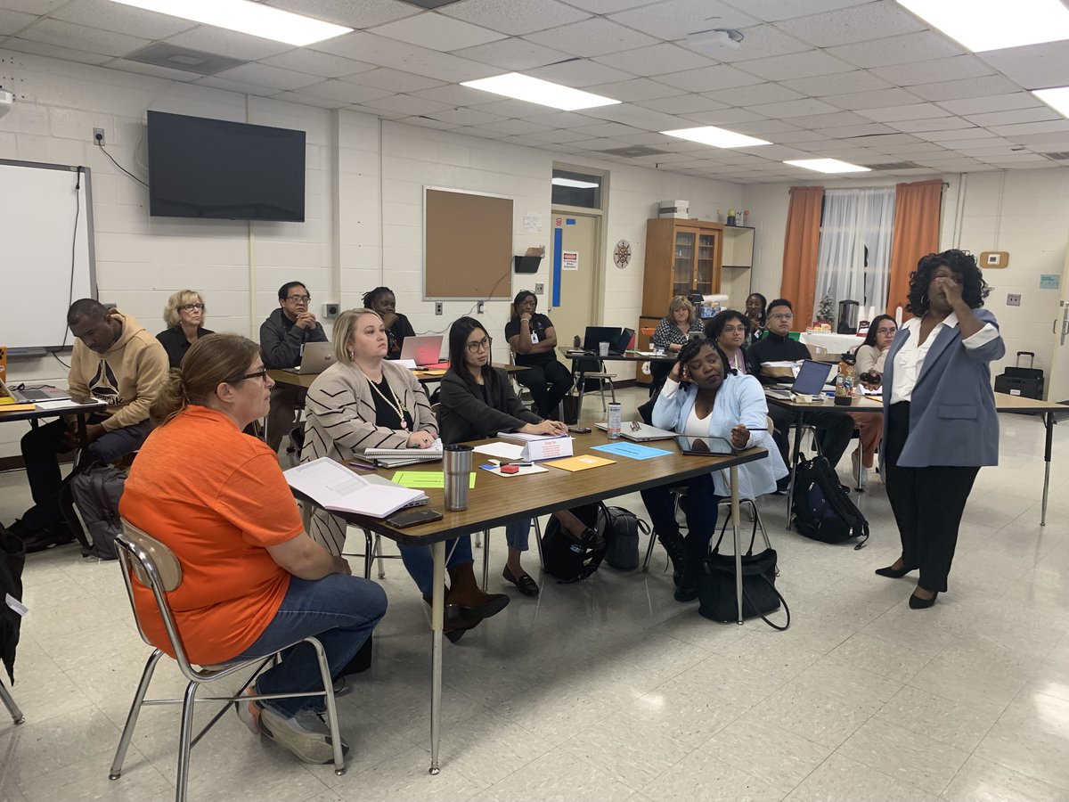 GladysJohnson03's tweet photo. 🚀 The #CCSProfDev Instructional Practice Clinics are in full swing, &amp; educators from across @CumberlandCoSch  are diving deep into Mastering the Classroom Environments! Teachers are learning, collaborating, &amp; building on both the knowledge shared &amp; their own expertise. https://t.co/oYjPF1VvfU
