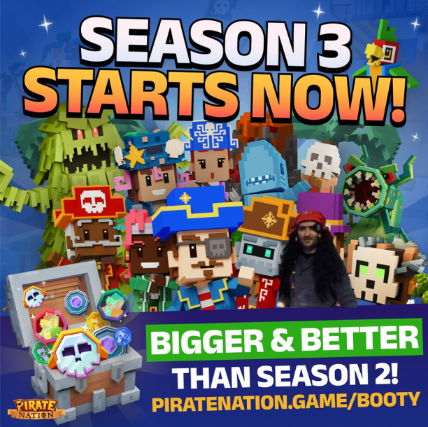 The hunt for booty has started again!

<a href="/PirateNation/">Pirate Nation</a> has just launched season 3.

If you've been living on a desert island, it's time to catch up.

By the end of this quick guide, you'll be well on your way to Supreme Booty Lord.

🧵⤵️

*ArbAmbassador*