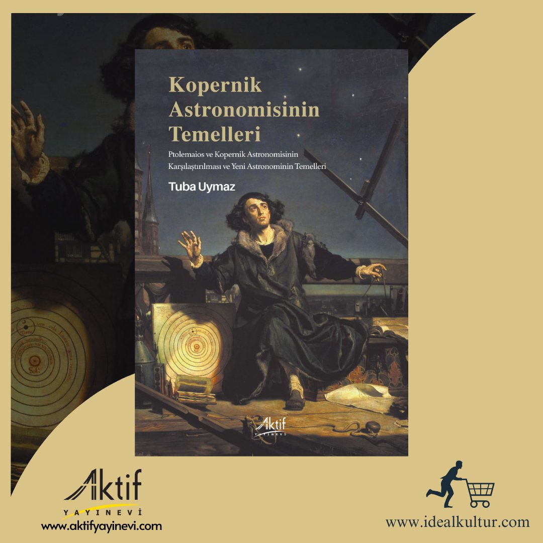 Kopernik Astronomisinin Temelleri 

Tuba Uymaz

Online Satış: idealkultur.com/kopernik-astro…

#KopernikAstronomisi #Ptolemaios #Kopernik #Aristoles #BilimTarihi #YeniKitap