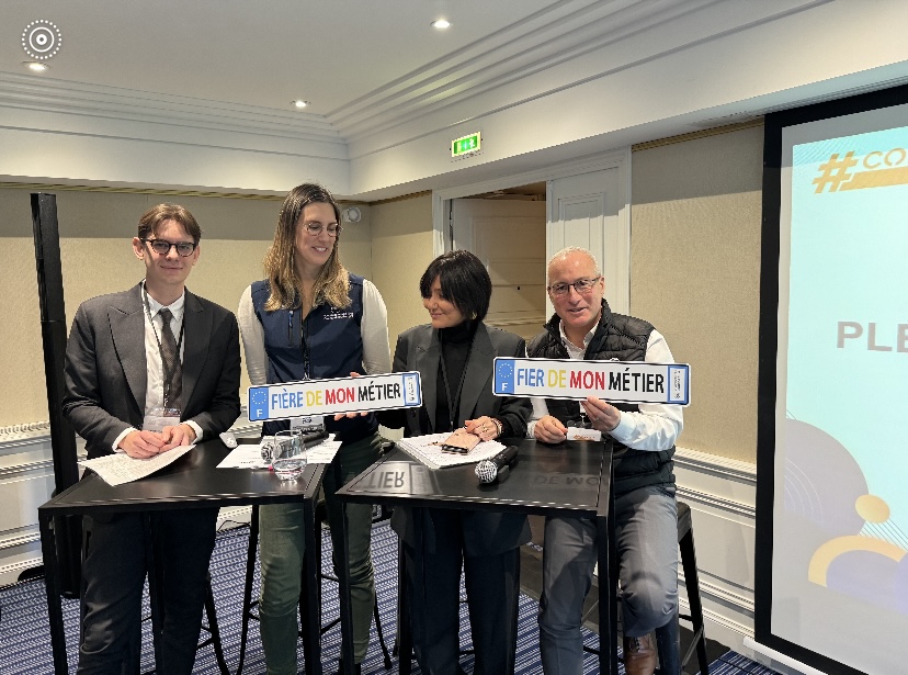 🔴Henry Charlety, chargé de mission affaires européennes FNTR, est intervenu au congrès #ConnectTrucks le 15/11.
Il a évoqué l'urgence de trouver des solutions pour remédier à la pénurie de conducteurs en Europe, au manque de femmes et de jeunes dans le secteur.