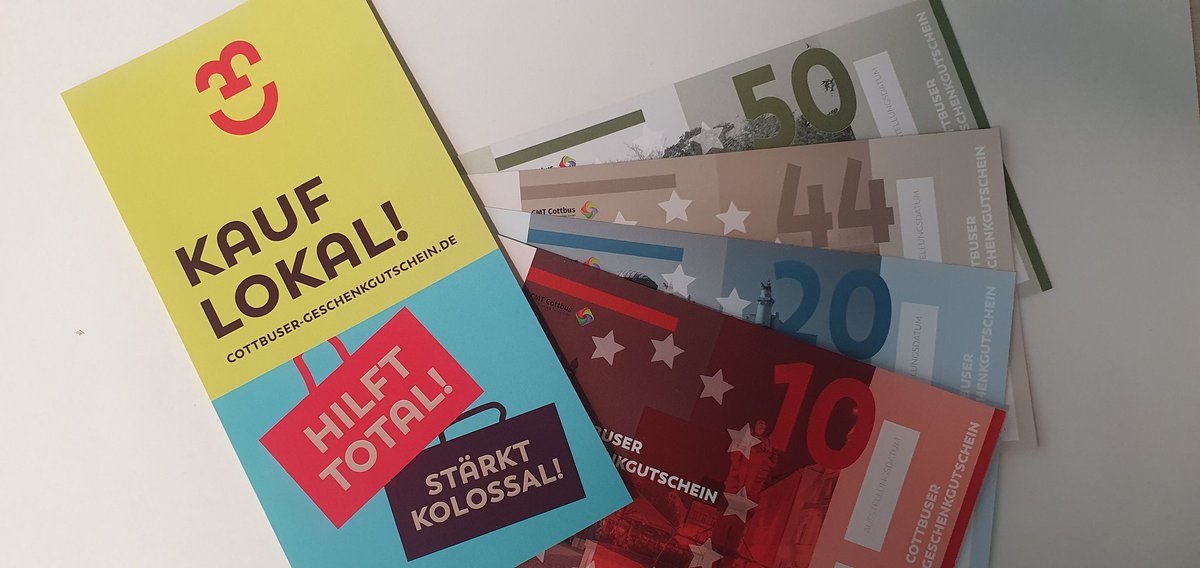 Der Cottbuser Geschenkgutschein vereint etwa 100 Anbieter von Waren und Dienstleistungen in Cottbus. Welche genau? Schaut auf cottbus-tourismus.de. Wo gibt's den Gutschein? Im CottbusService und online auf unserer Webseite. Nikolaus ist nicht mehr weit...