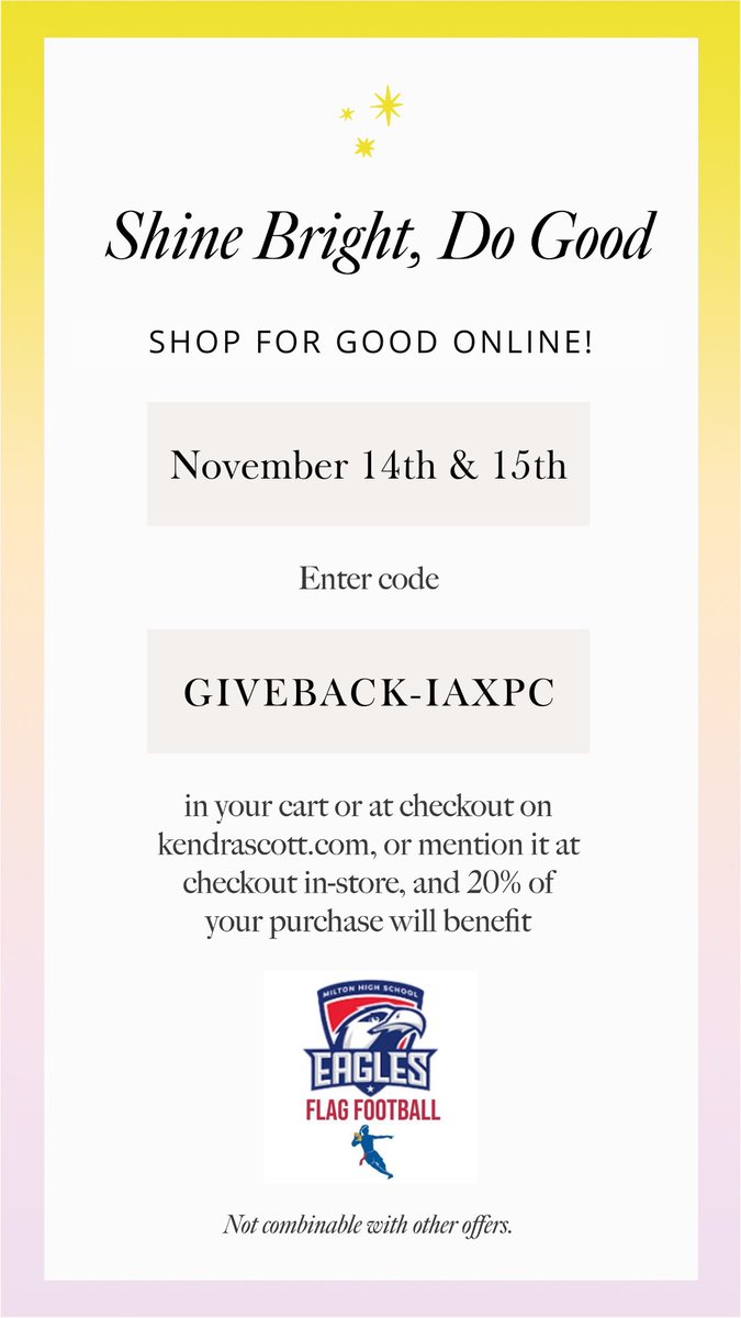 Milton High School Flag Football (@miltonflag) on Twitter photo Donβt have a chance to shop last night? Shop online today!π Donβt have a chance to shop last night? Shop online today!π