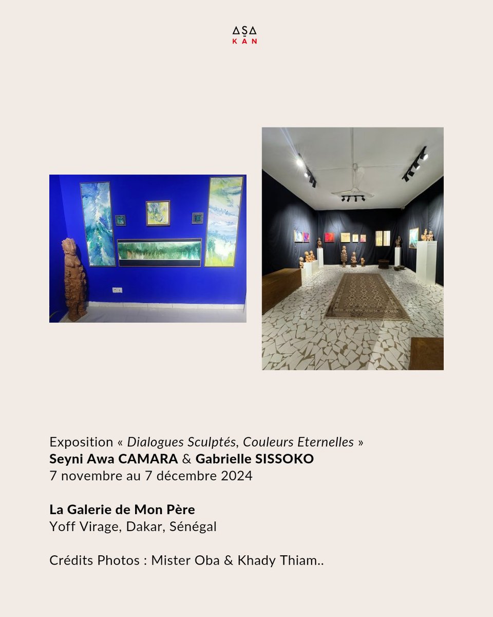asakan_art's tweet photo. la Galerie de Mon Père 

OFF de la Biennale de Dakar 2024
Partcours 13

#critiquedart 
#commissariatdexposition 
#artcurators 
#artcontemporain
#contemporaryafricanart
#seyniawacamara
#gabriellesissoko
#lagaleriedemonpere
#BiennaledeDakar
#Partcours https://t.co/LEAZkWchfh
