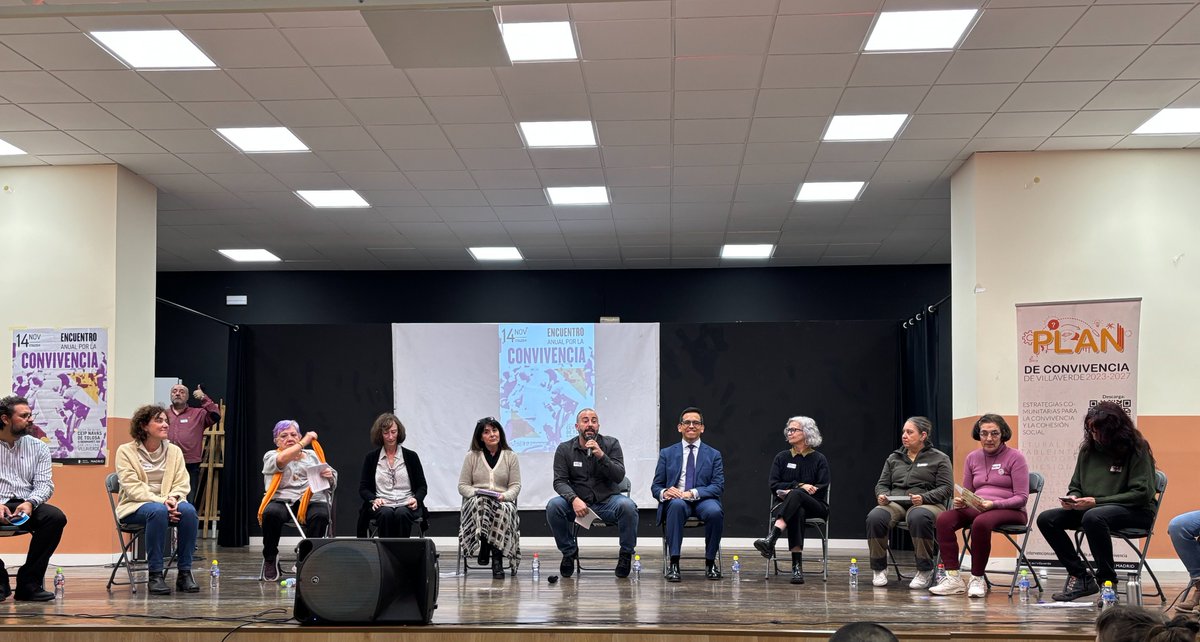 Afandice1's tweet photo. I Encuentro Anual por la #Convivencia de #Villaverde organizado en el marco del II Plan de Convivencia. Una #comunidad diversa, solidaria, resiliente y comprometida. @JMD_villaverde @EquipoComunita1 @PlenaMadrid https://t.co/AUQ7As8tdo