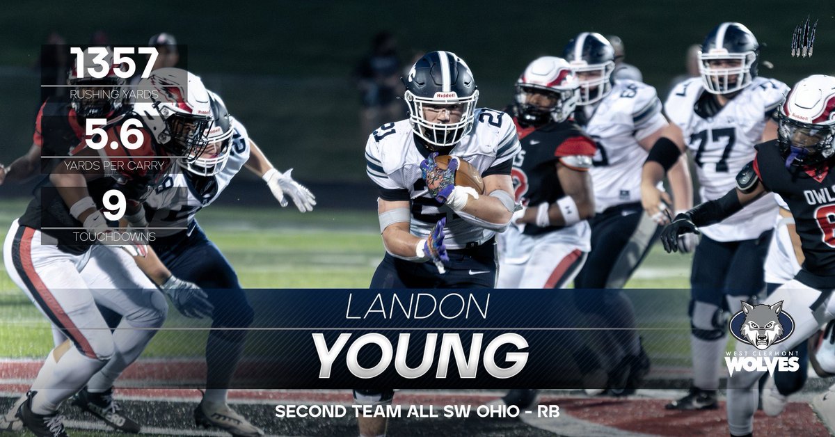 Congrats to our guy Landon Young / <a href="/landony2521/">Landon</a> for EARNING 2nd Team All SW Ohio‼️

#HUNT
#WETSU