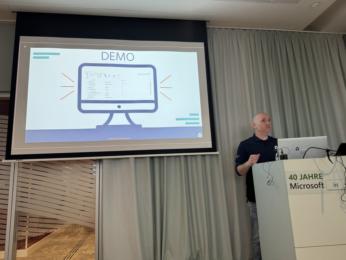 <a href="/bramwolfs/">Bram Wolfs</a> is giving a live demo of deploying AppV and MSIX applications using <a href="/AppVentiX/">AppVentiX</a> at #MADDAY 2024. 
(On server 2025 🤩)

#AppV #MSIX #AppVentiX