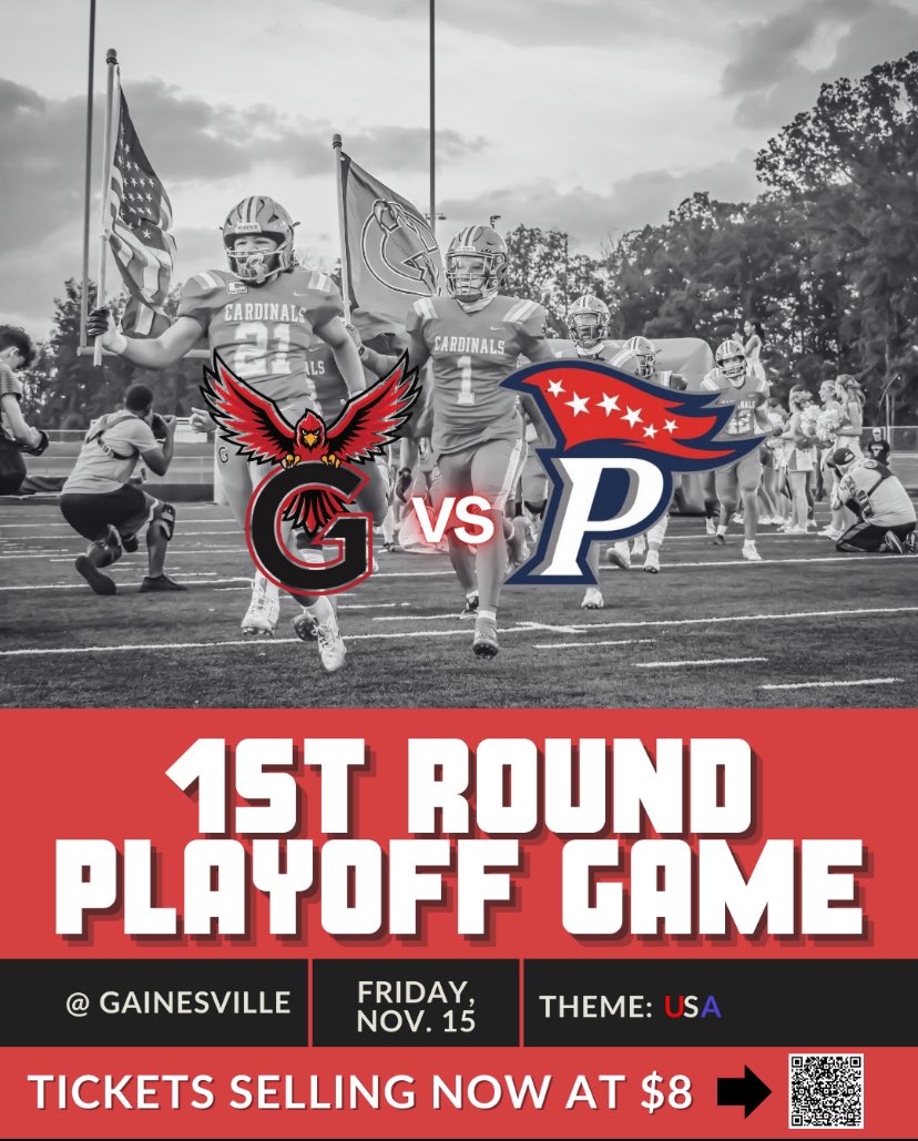 First ever HOME playoff game! <a href="/timmykvt/">Tim Keenan</a> <a href="/GainesvilleFoo1/">Gainesville Football</a>