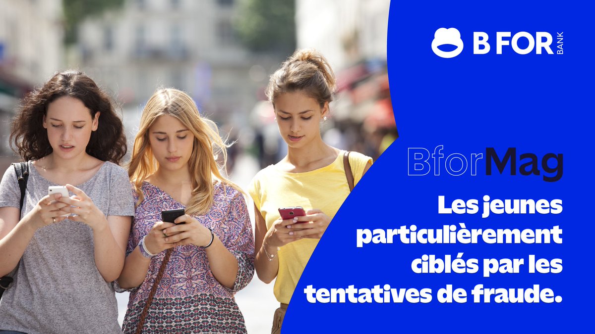 [#BforMag] Les jeunes particulièrement ciblés par les tentatives frauduleuses ! 🚨  

Découvrez les différents types de fraudes et notre #ITW pour rester en sécurité et ne pas vous faire piéger ⬇️ 

bforbank.com/blog/parlons-t…

#BforBank #BforBetter #Fraude