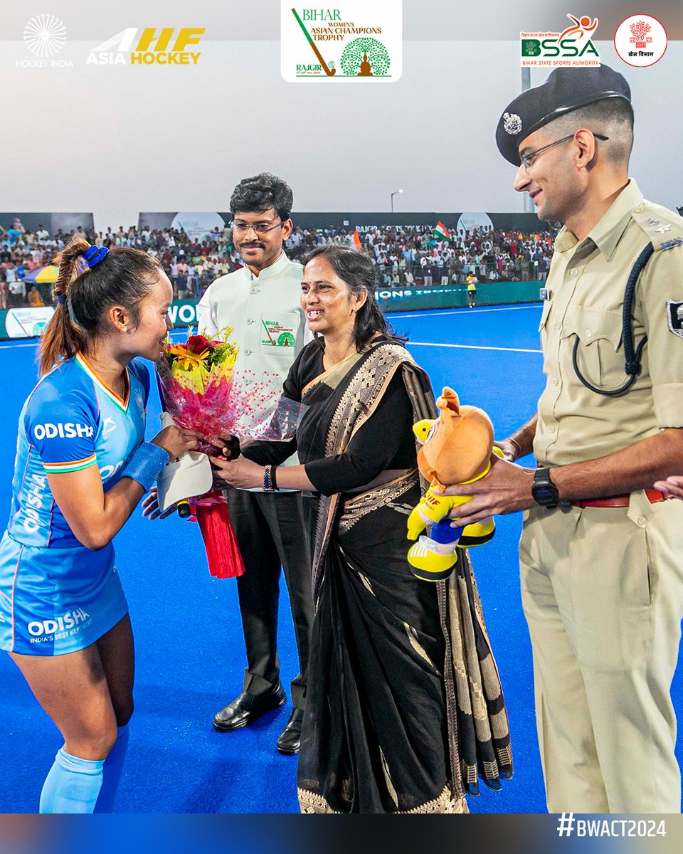 Match No. 9 – Thailand Vs India 
Date: 14.11.2024

Honoring the presence of our distinguished guests as we celebrate the spirit of the game and the pride of our champions:

Ms. R. Malar Vizhi, IPS, Director, Bihar Police Academy, Rajgir

Thiyagarajan S M, IAS, District