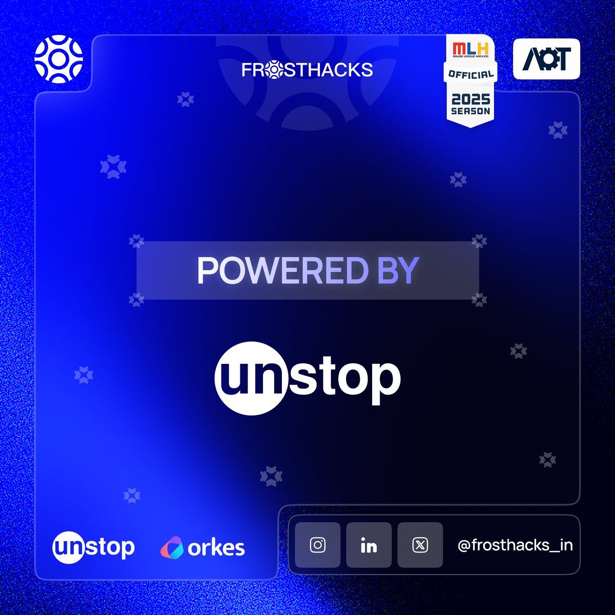 frosthacks_in's tweet photo. We’re excited to announce that @Unstop_World is powering FrostHacks! 🏆 Their expertise in fostering competition and skill growth will take our hackathon to the next level with unparalleled resources and insights. Don’t miss out—join us January 10-12!  💻❄️
#CNH #mlh #FrostHacks https://t.co/KsbpaTH1oz